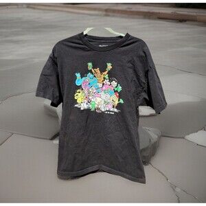 DGK‎ No To Drugs T-shirt Spongebob Scooby Skate Cartoon Network Y2K-Large - READ